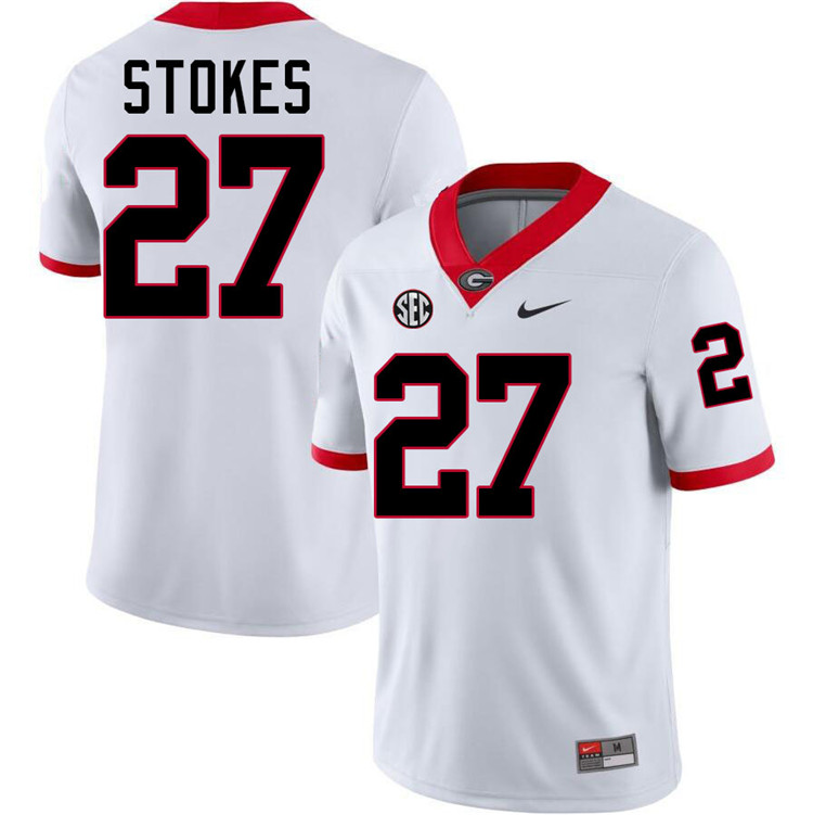 Eric Stokes Georgia Jersey,University Of Georgia Bulldogs Football Jersey,Uniforms,Gears-White